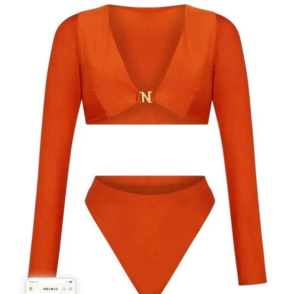 🔥SALE🔥 NELBLU INOCENCIA SUMATRA TWO PIECE NWT - Picture 2 of 9